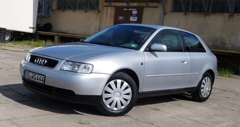 Audi A3 cena 4900 przebieg: 257408, rok produkcji 2000 z Miłakowo małe 704